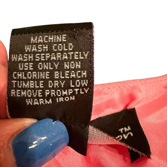 Mercer & Madison Sz 10 Linen Dress‎ Feminine Ruffles Office Cruise - Picture 13 of 15